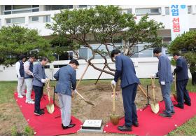 손병복 군수님 취임 기념 식수 식재 