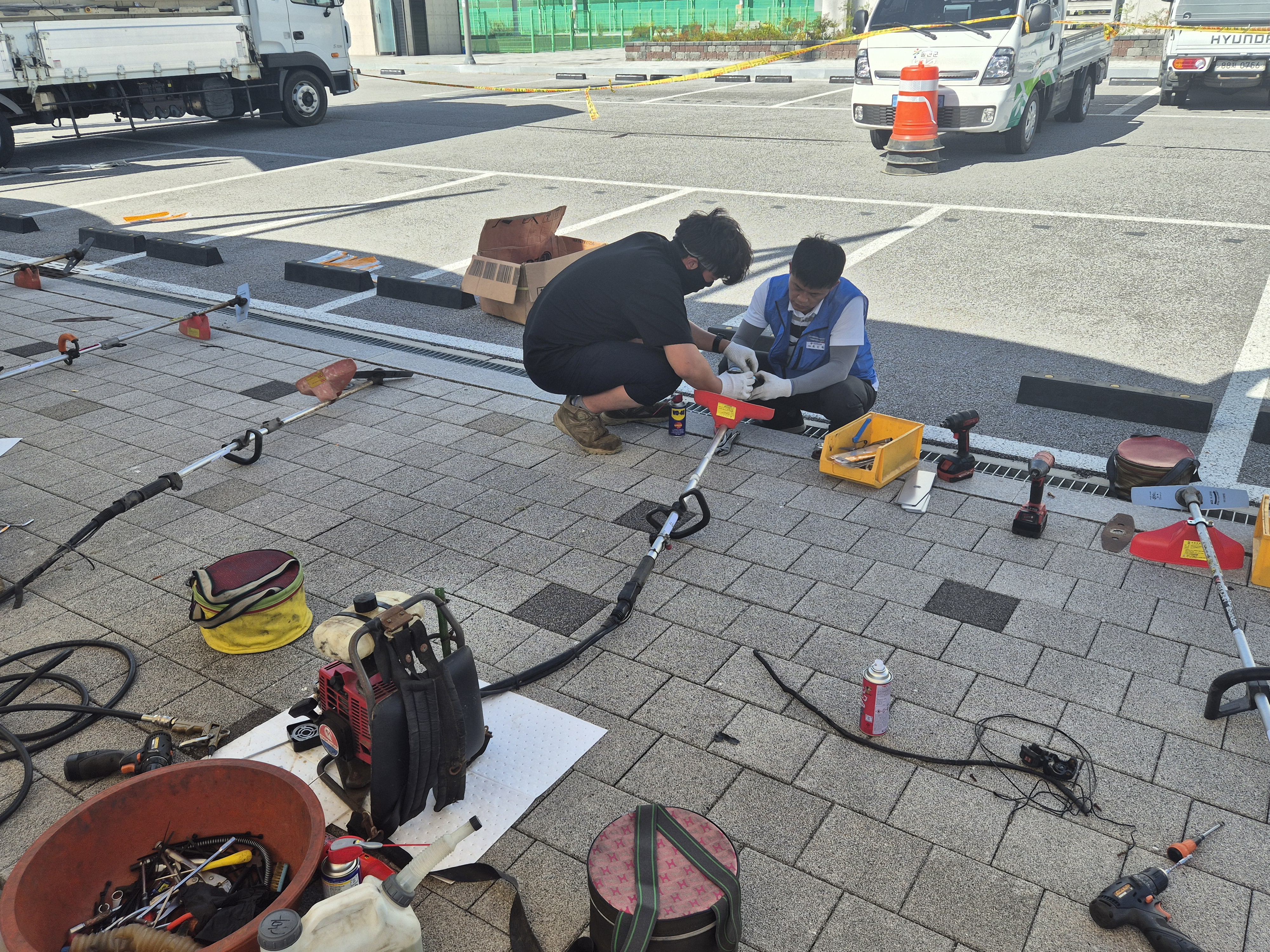 2025.8.25-9.5 예초기 순회수리 봉사활동...